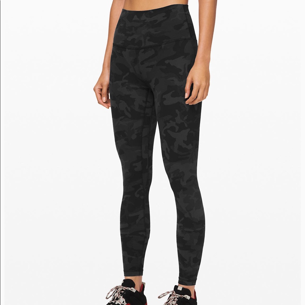 Lululemon Align Pant Black Camo 4 Nulu